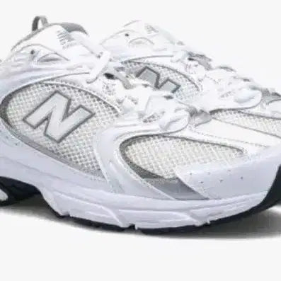 [BUNJANG] New Balance 530 White Silver Sneakers (245) / 정품 뉴발란스 530 화이트실버 245