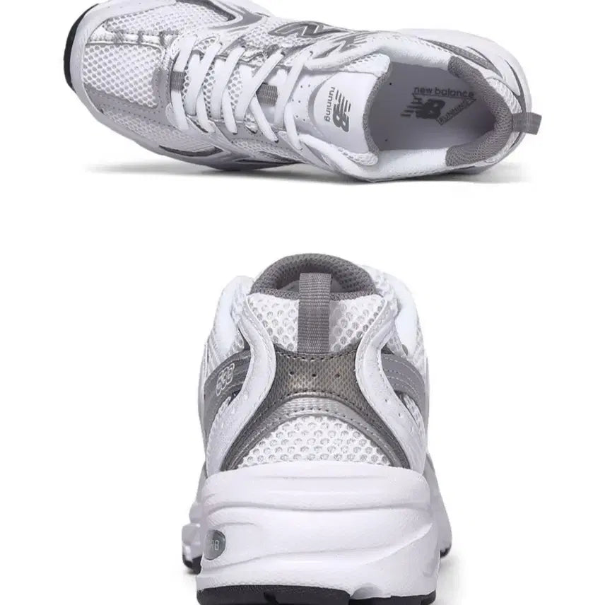 [BUNJANG] New Balance 530 White Silver Sneakers (245) / 정품 뉴발란스 530 화이트실버 245