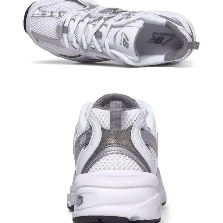 [BUNJANG] New Balance 530 White Silver Sneakers (245) / 정품 뉴발란스 530 화이트실버 245