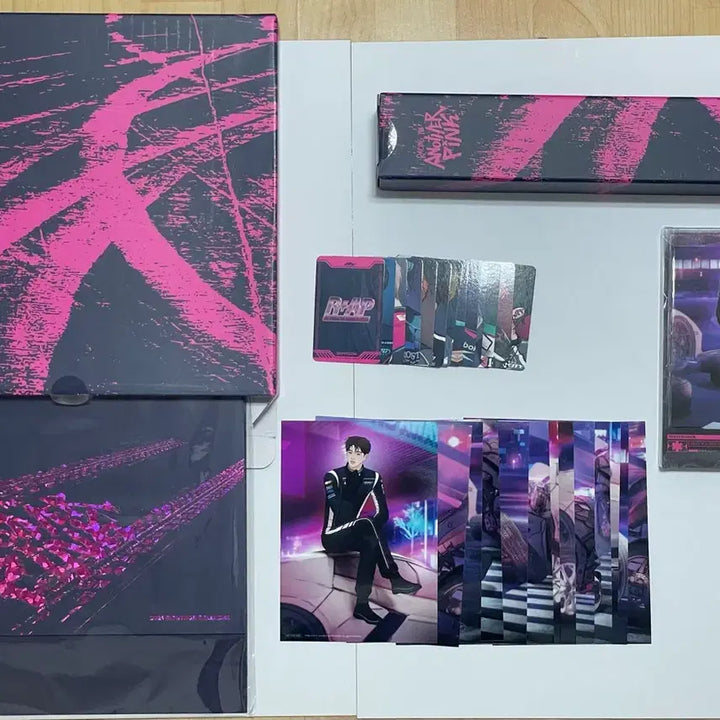 [BUNJANG] Another Pink Signature Calendar Set Photocard &amp; Partner Print Set / (판매) 봄툰 어핑시그 ANOTHER PINK +파트너인화사진세트