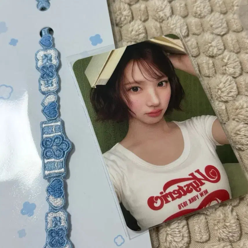 [BUNJANG] HA:TF x HA:TF Jiwoo 1st Anniversary Bracelet Photocard POB / 판매] 하투하 지우 1주년 팔찌 포카 미공포 특전 양도 하츠투하츠