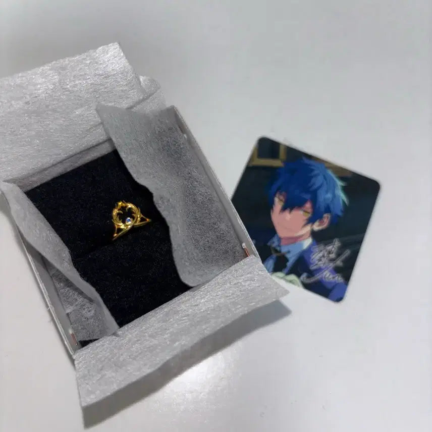 [BUNJANG] Ensemble Stars Jun Saionji 5th Anniversary Ring Gold / 앙스타 사자나미 쥰 5주년 반지 금 양도합니다