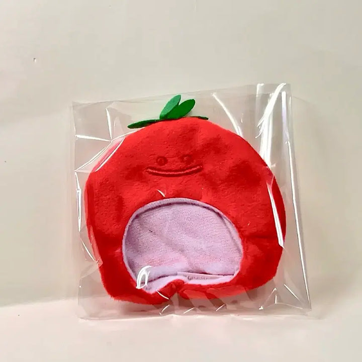 [BUNJANG] 10cm Tomato Plush Doll Clothes Cape / 10cm 솜인형 토마토 인형옷 누이옷 케이프
