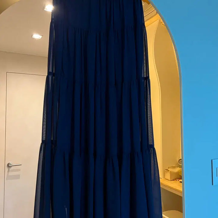[BUNJANG] Chiffon Four-Tier Ruffle Skirt / 쉬폰4단캉캉스커트