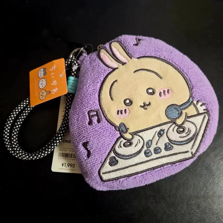 [BUNJANG] GU x Chiikawa Usagi Pouch Light Purple / GUx치이카와 우사기 파우치 라이트 퍼플 (새상품)