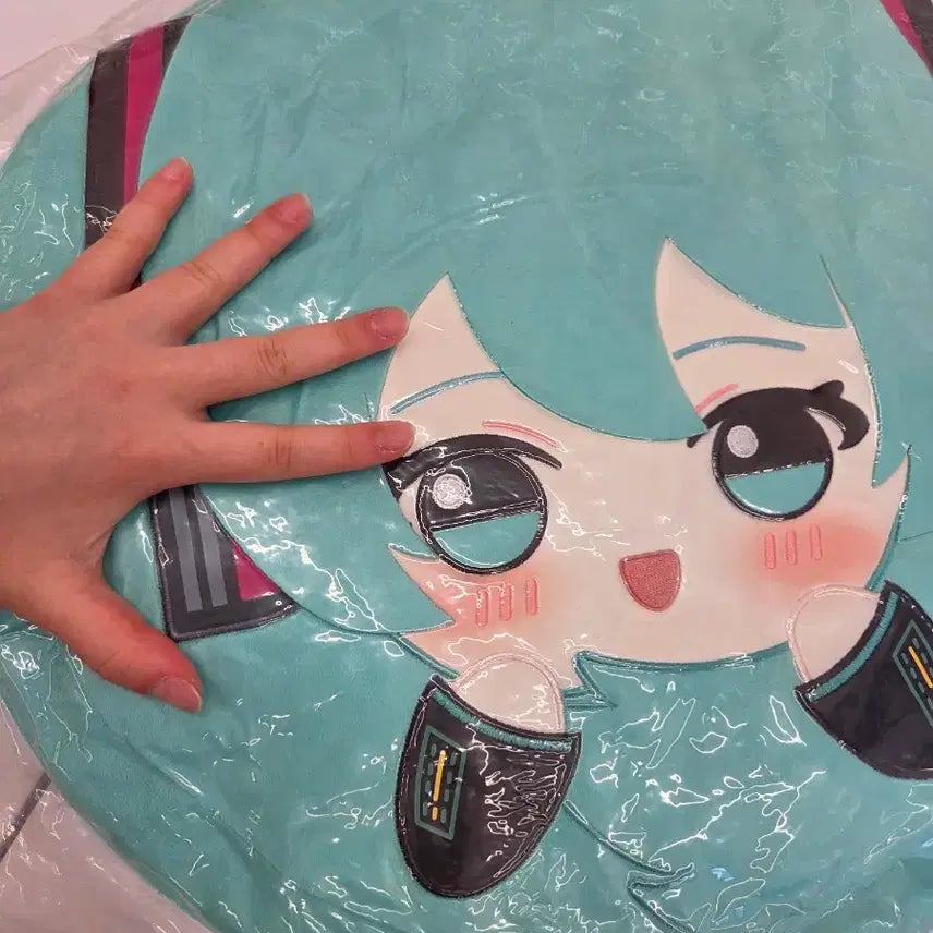 [BUNJANG] Hatsune Miku Festival Face Cushion / 제 2회 미쿠감사제 페이스 얼굴 쿠션 원가이하 에 팝니당!! 급처!!!!