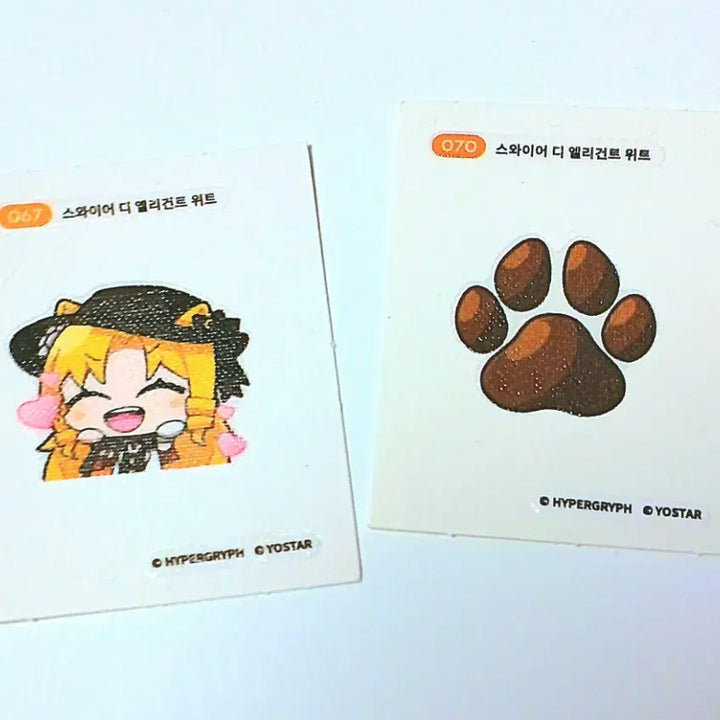 [BUNJANG] Arknights Swire The Elegant Wit Tteobokki Seal Bundle Set / 명일방주 스와이어 디 엘리건트 위트 띠부씰 일괄
