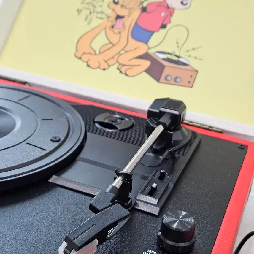 [BUNJANG] Vintage Disney Mickey Crosley Turntable / 마지막 할인)빈티지 디즈니 미키 턴테이블 크로슬리