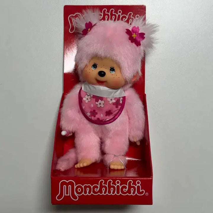 [BUNJANG] Sakura Monchhichi Red Box / European Monchhichi / 사쿠라 몬치치 빨간박스/ 유럽몬치치