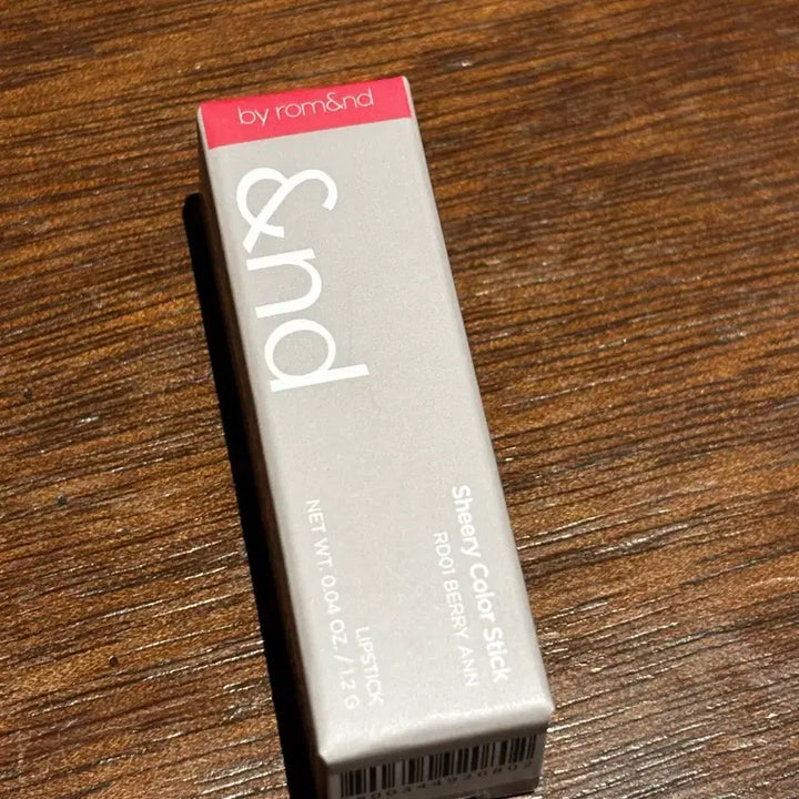 [BUNJANG] AND BY ROM&amp;SHEERLY COLOR LIPSTICK TINT Berry N Sealed / 앤드바이롬앤 쉬어리 컬러 립스틱 틴트 베리앤 미개봉 새상품