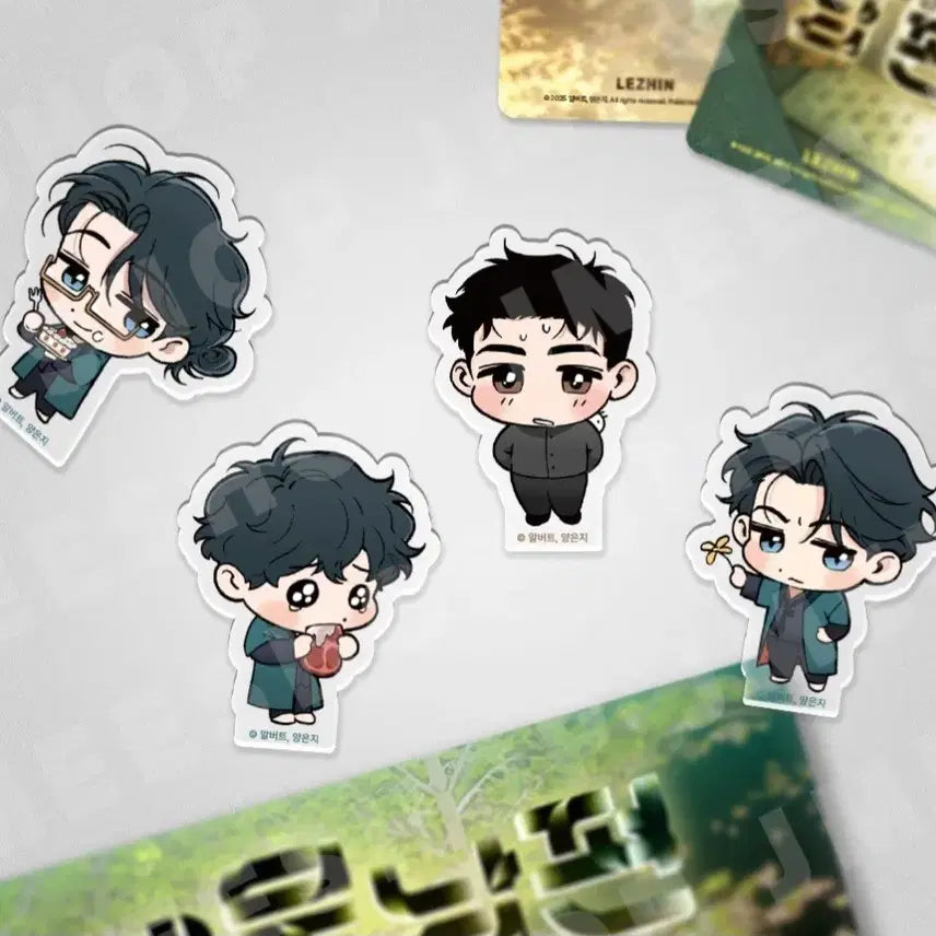 [BUNJANG] 마없들 (I Hear Without a Mic) Animal Plush + Collection Photocard + I Hear Without a Mic Acrylic Stand Bundle / 판매)마이크 없이도 들려 동물인형 컬포 컬렉션 포토카드, 제물남편 아크릴