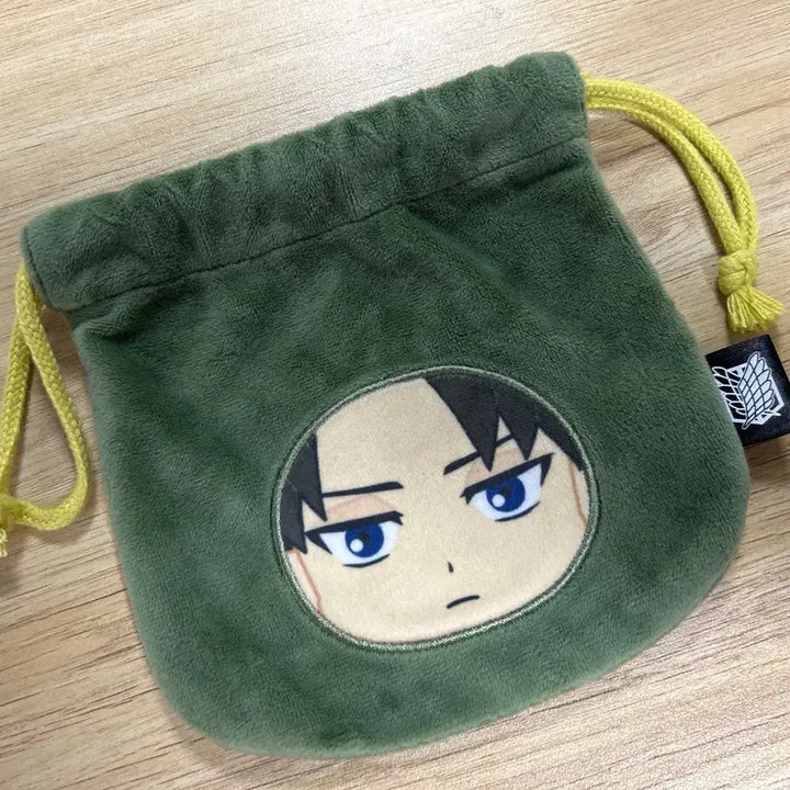 [BUNJANG] Attack on Titan Levi Rice Bag Pouch / 반택포) 진격의거인 진격거 리바이 복조리 파우치