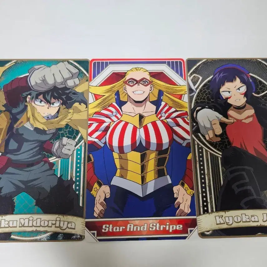 [BUNJANG] My Hero Academia Arcana Card 3-Set Bundle / 히로아카 아르카나 카드 3종 일괄
