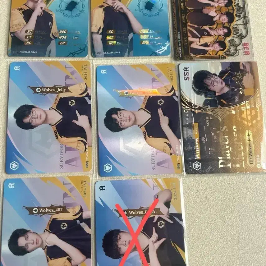 [BUNJANG] Identity V IVL Player Cards (Wolves, TE, MRC, FPX.ZQ) / 제5인격 IVL 선수 카드(Wolves, TE, MRC, FPX.ZQ)