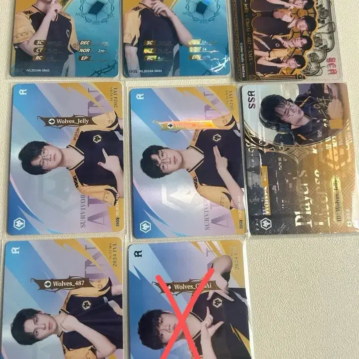 [BUNJANG] Identity V IVL Player Cards (Wolves, TE, MRC, FPX.ZQ) / 제5인격 IVL 선수 카드(Wolves, TE, MRC, FPX.ZQ)