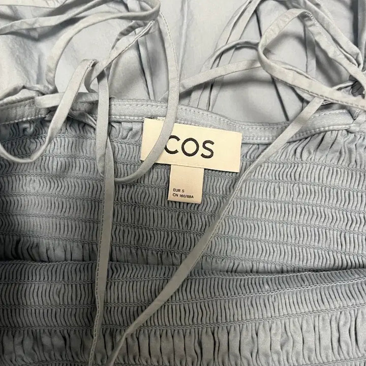 [BUNJANG] COS Shredded Midi Dress Powder Blue S / COS 코스 쉬레드 미디 드레스 파우더블루 S사이즈