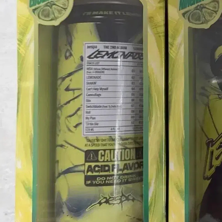 [BUNJANG] Aespa Karina Giselle Lemonade Can Version Photocard / 에스파 레모네이드 캔 버전 미개봉 양도 카리나 지젤