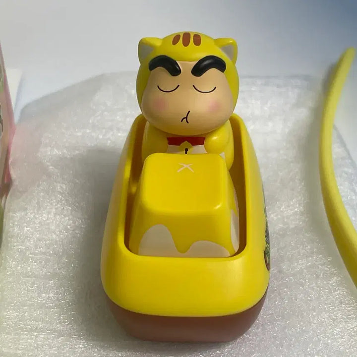 [BUNJANG] Crayon Shin-chan Cat "Clicker" Figurine Keycap / 짱구는못말려 짱구 동물 고양이 키캡 클릭커 피규어