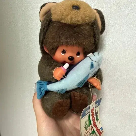 [BUNJANG] Monchhichi Hokkaido Water Bear Plush / 몬치치 홋카이도 물곰