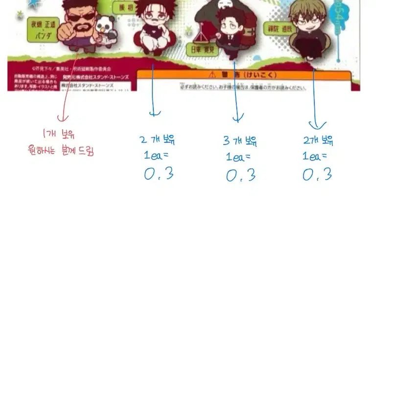 [BUNJANG] Jujutsu Kaisen Acrylic Standee Assortment / (+) 주술회전 아크릴 스탠드 / 가챠 / 쥬쥬페스 / 쥬쥬탐방 등