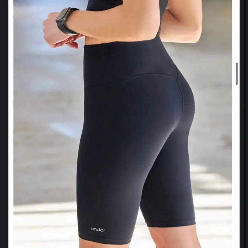 [BUNJANG] Andar Air Cooling 5-Part Leggings (Set of 2) / 안다르 에어쿨링 5부 레깅스 2개 새상품