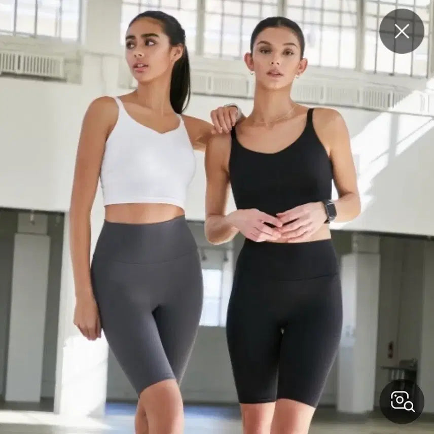 [BUNJANG] Andar Air Cooling 5-Part Leggings (Set of 2) / 안다르 에어쿨링 5부 레깅스 2개 새상품