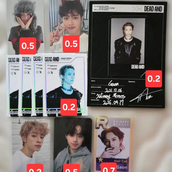 [BUNJANG] Xdinary Heroes Gaon Photocard / 엑스디너리히어로즈 가온 포카