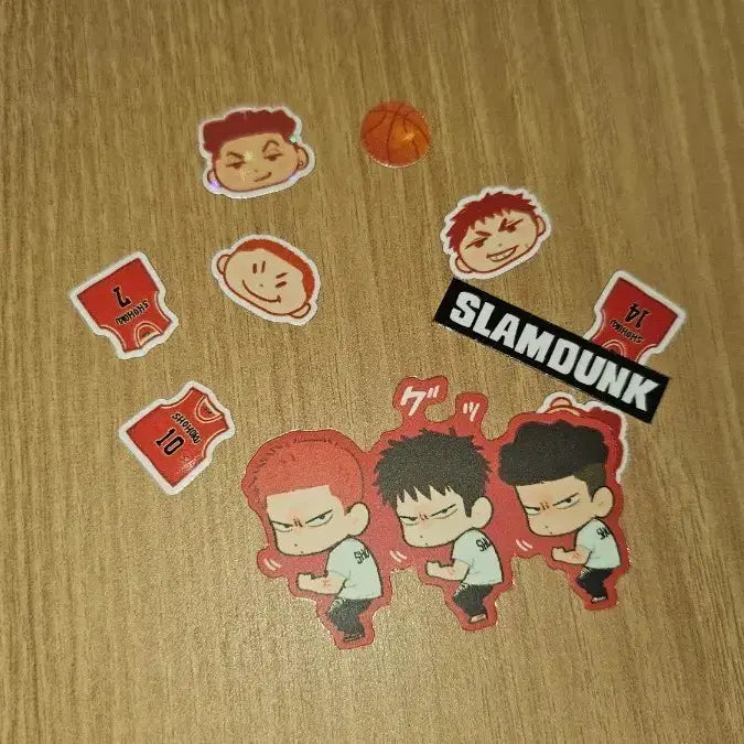 [BUNJANG] Slam Dunk Second Edition Unofficial Fragment Stickers / 슬램덩크2차 비공굿 조각스티커 판매합니다