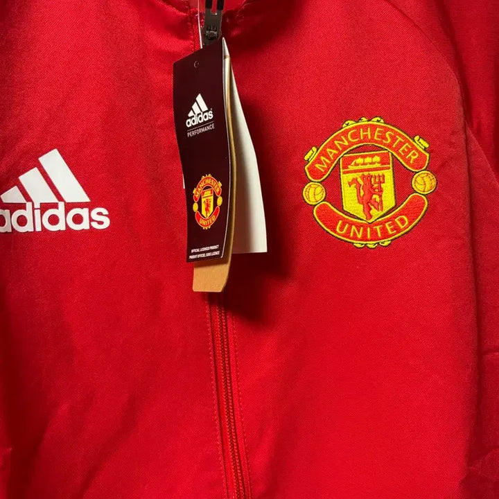 [BUNJANG] Manchester United Adidas Windbreaker Red Size 95 / 맨유 바람막이