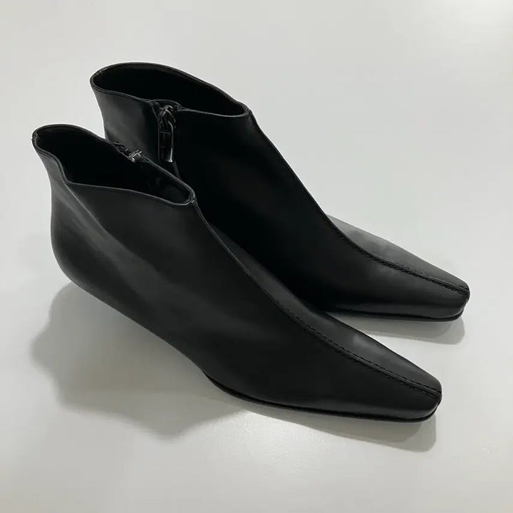[BUNJANG] Fendi Italian Leather Ankle Boots Black / [새상품] Fendi 펜디 이태리 레더 앵클 부츠 블랙