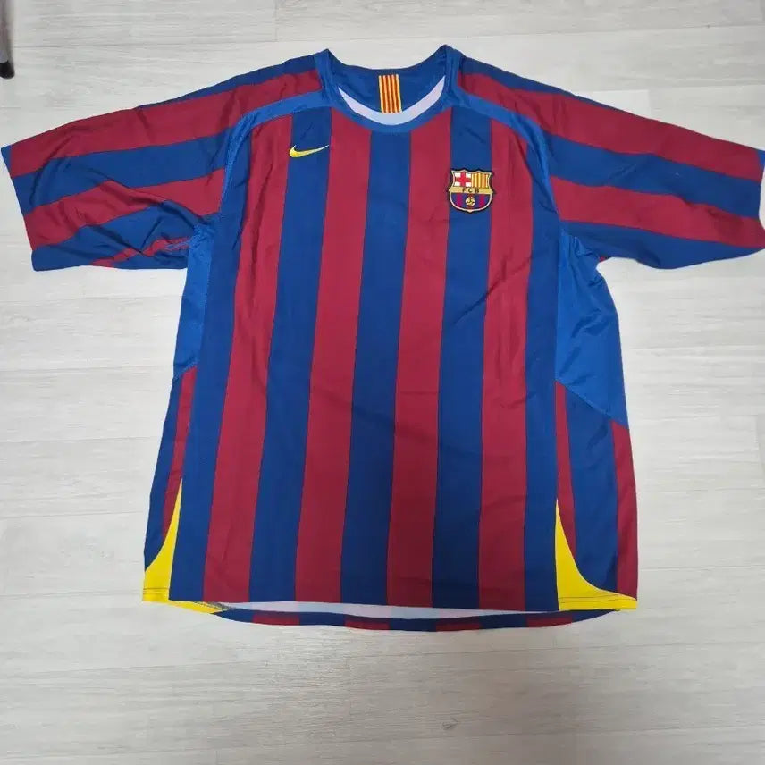 [BUNJANG] FC Barcelona 2005-2006 Ronaldinho Jersey XL / 0506 바르셀로나 호나우지뉴 2XL