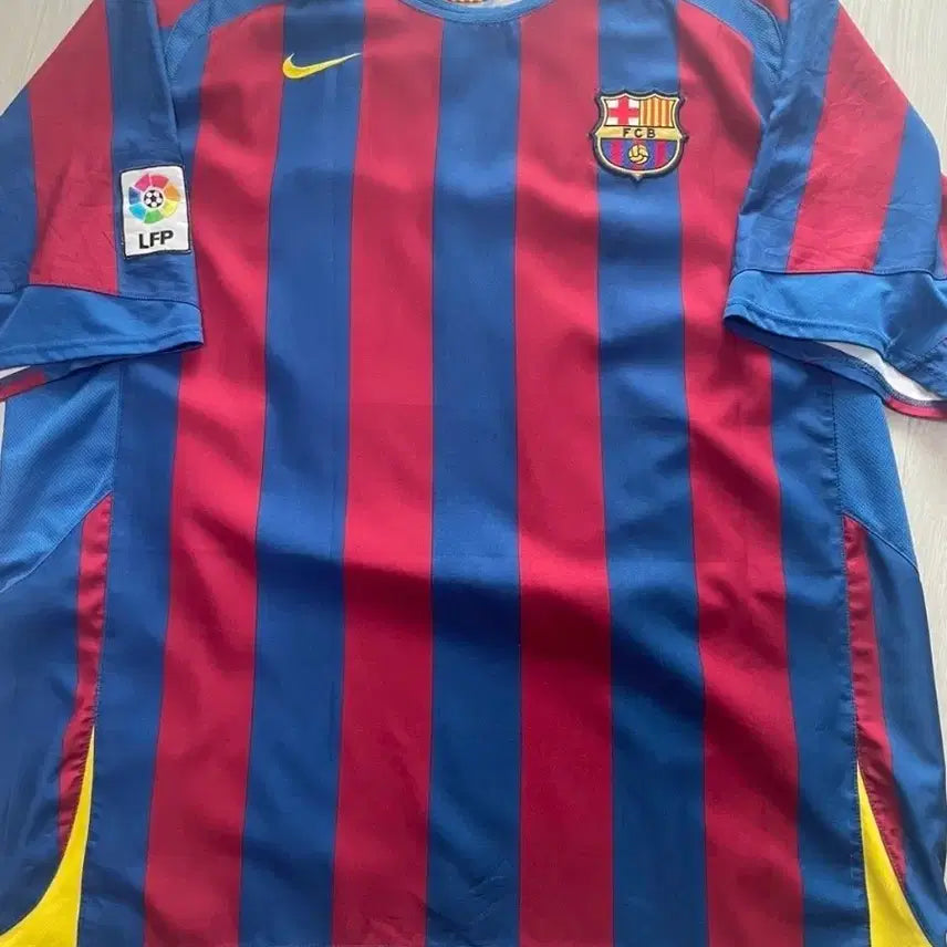 [BUNJANG] FC Barcelona 2005-2006 Ronaldinho Jersey XL / 0506 바르셀로나 호나우지뉴 2XL
