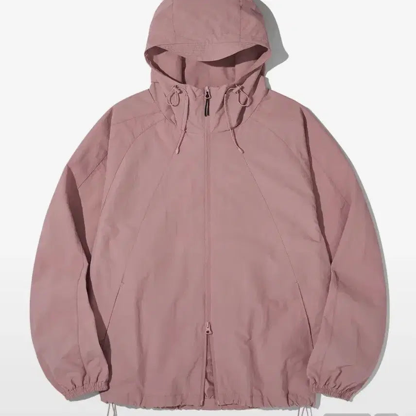 [BUNJANG] Urban Type Hooded Zip-Up Windbreaker Pink / 어반디타입 후드 집업 바람막이 핑크