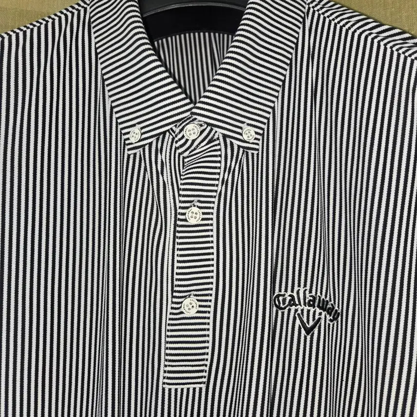 [SOLD OUT] 캘러웨이 스트라이프 반팔 카라티105