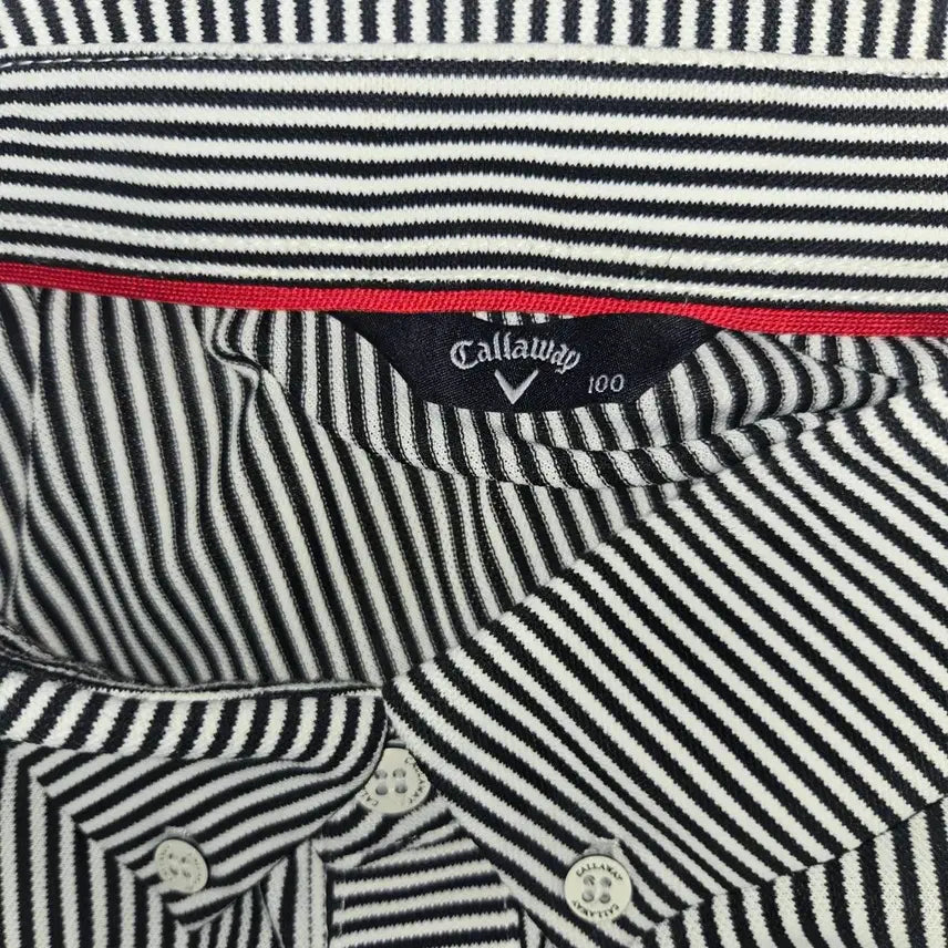 [SOLD OUT] 캘러웨이 스트라이프 반팔 카라티105