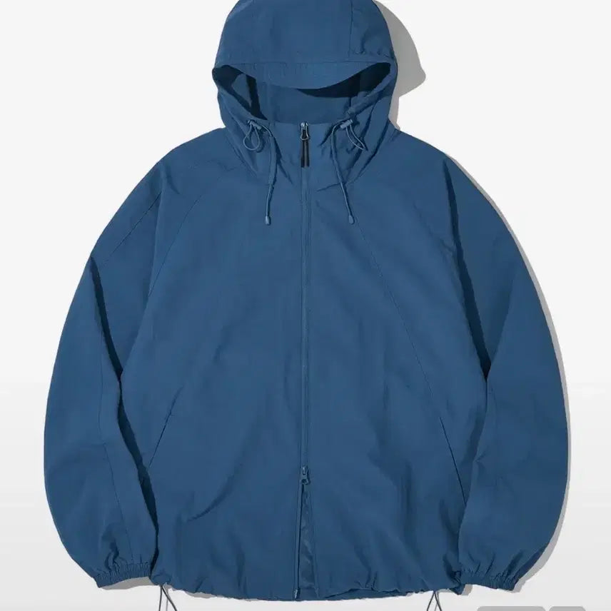 [BUNJANG] Urban Type Hooded Zip-Up Windbreaker Jacket Blue M / 어반디타입 후드 집업 바람막이 자켓 블루 M