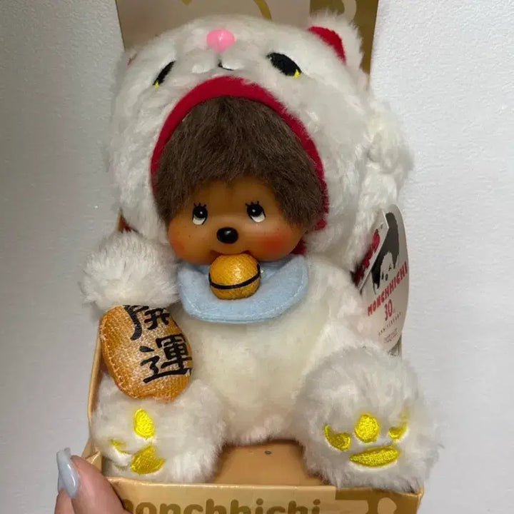 [BUNJANG] Monchhichi Maneki-neko Classic / 몬치치 마네키네코 고전