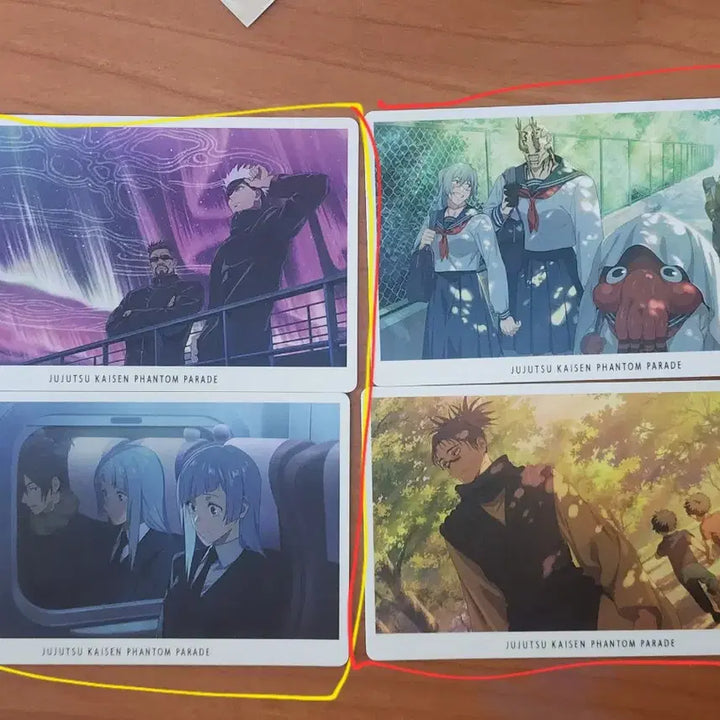 [BUNJANG] Jujutsu Kaisen Phantom Parade Welcome Night Card Set - Choso, Gojo / 주술회전 팬텀퍼레이드 환영야행 카드 쵸소우, 고죠 등