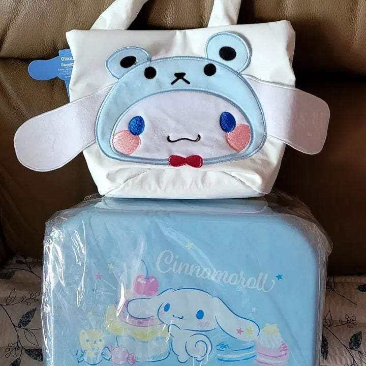 [BUNJANG] Sanrio Cinnamoroll Tote Bag &amp; Ready Bag Set (Sealed New) / 산리오 정품 시나모롤 토트백 &amp; 레디백 세트(미개봉새상품)