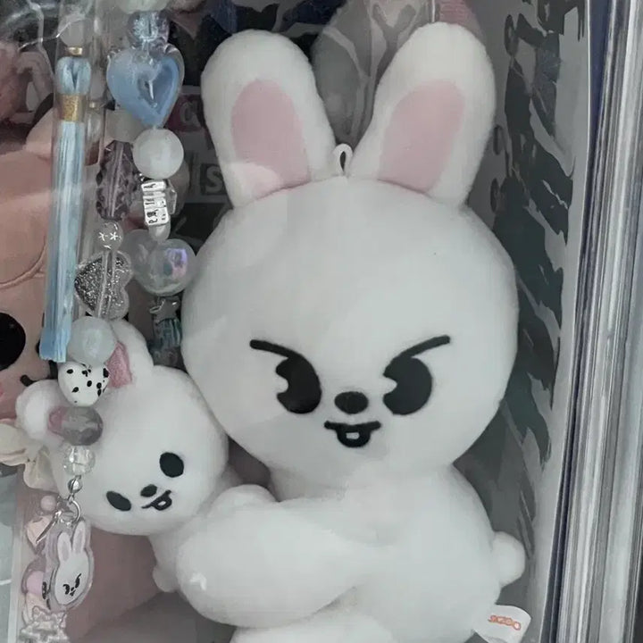 [BUNJANG] Ribbit Magnet Plush Skzoo Doll / 리빗 마그넷 플러시 스키주 인형