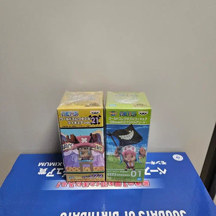 [BUNJANG] One Piece World Collectable Figure Chopper 2 Types Bundle Set (Sealed) / 원피스 월콜 미개봉 쵸파 2종 일괄 팝니다