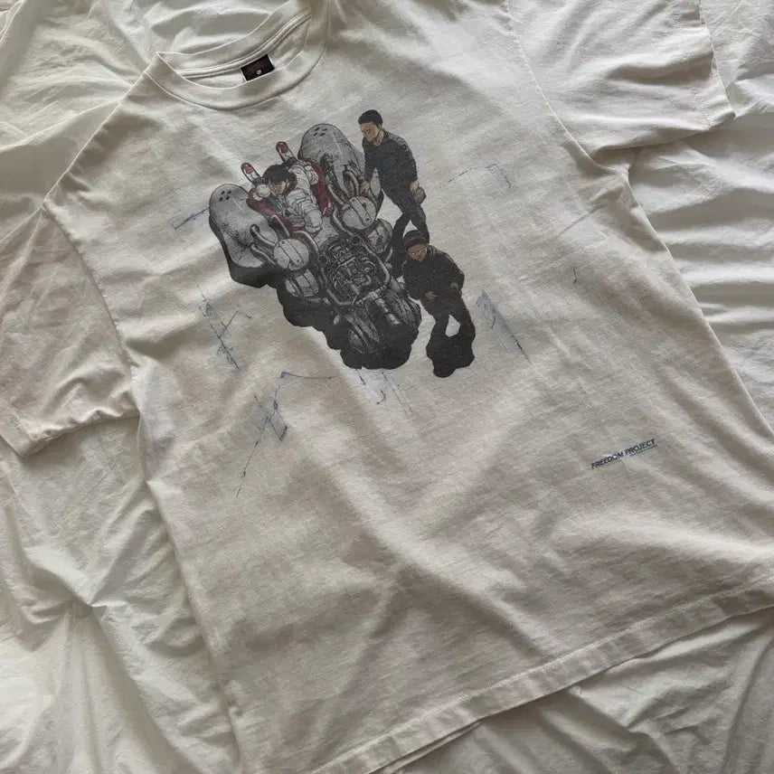 [SOLD OUT] 세인트 미카엘 X 프리덤 바이크 숏슬리브 티셔츠