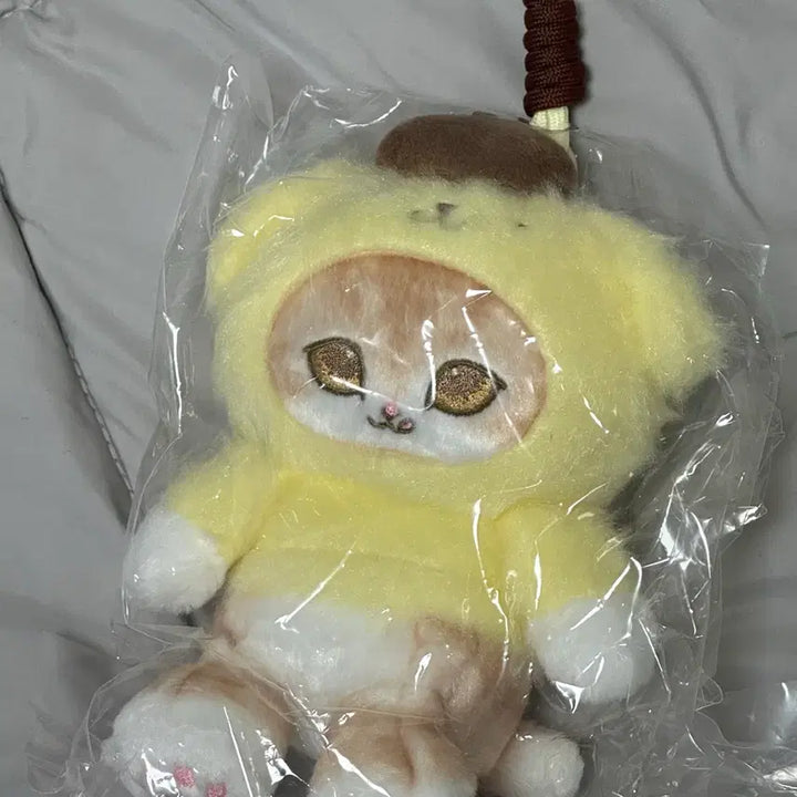 [BUNJANG] Mop Sand Sanrio Pompompurin Plush Keychain / 모프샌드 모프 산리오 폼폼푸린 폼푸 인형 키링
