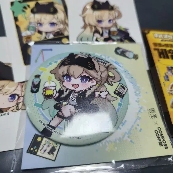 [BUNJANG] Meijo Rinne Compose Can Badge / 명조 린네 컴포즈 세트