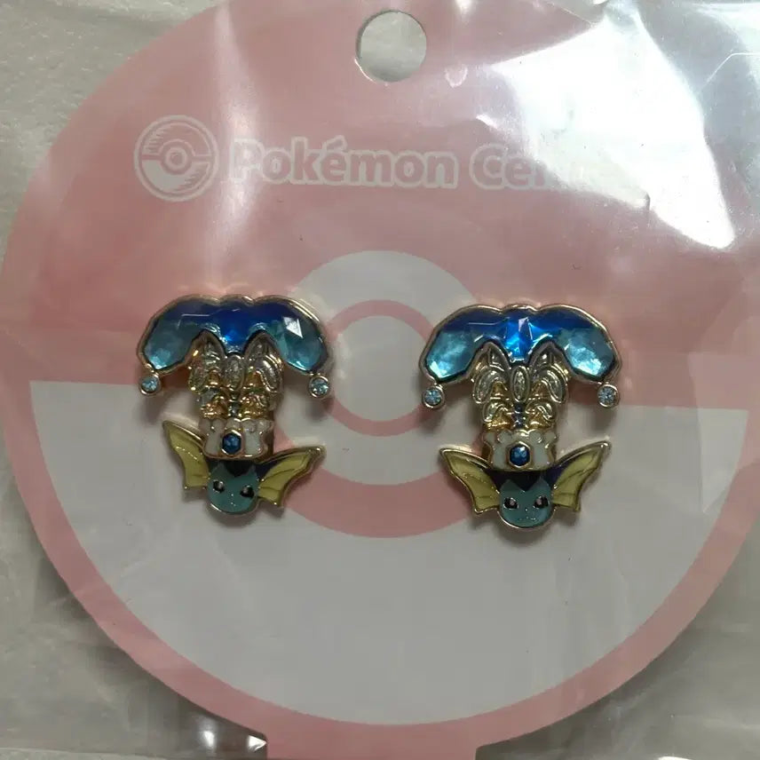 [BUNJANG] Pokemon Vaporeon Fairy Terastal Earrings / 포켓몬스터 피어스 페어리 테라스탈 샤미드