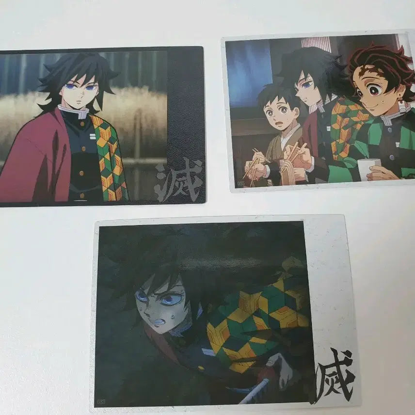 [BUNJANG] Demon Slayer Tomioka Giyu Photocard Bundle Set / (3장 일괄) 귀멸의 칼날 토미오카 기유 포토카드 지류 귀칼