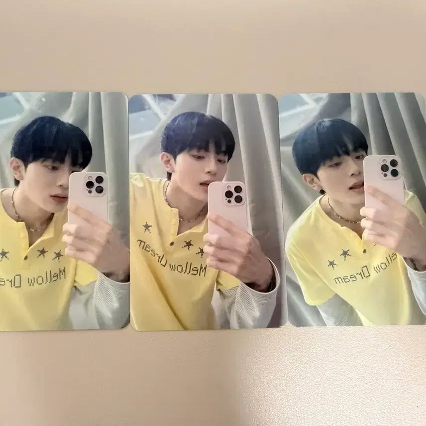 [BUNJANG] Yoo Kangmin Starlic Music Mirror Selfie Photocard Set / 유강민 스타라이크뮤직 거울셀카 포카 3종