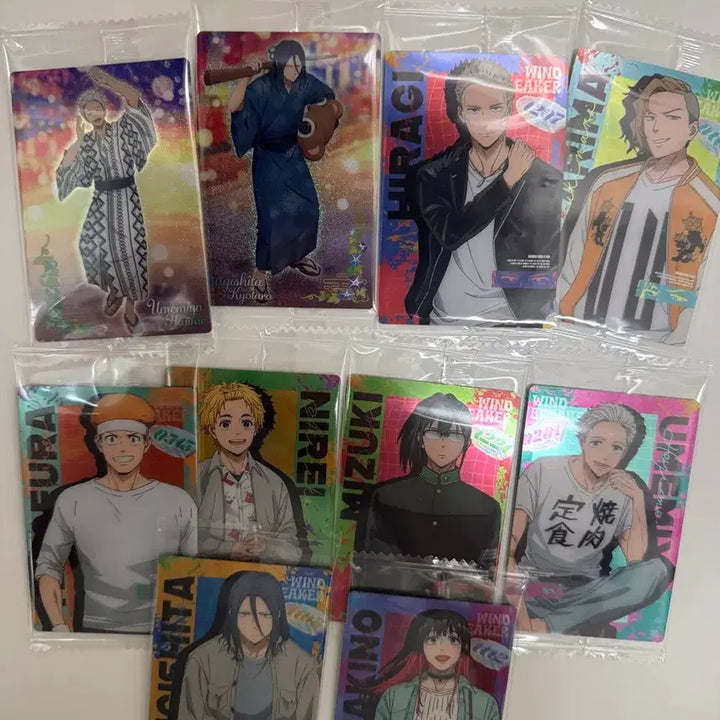 [BUNJANG] Wind Breaker Wafer Card Set (10 pcs) / 윈드브레이커 웨하스카드 10장