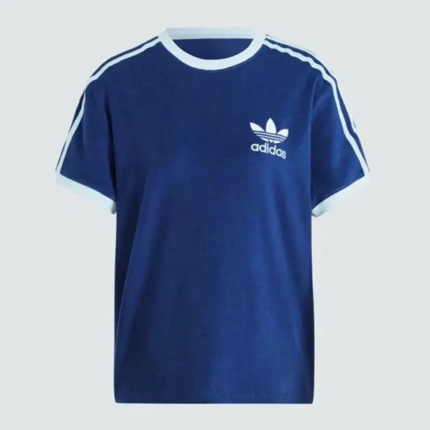 [BUNJANG] Adidas Terry 3S T-Shirt Dark Blue XS / 아디다스 테리 3S 티셔츠 다크 블루 xs