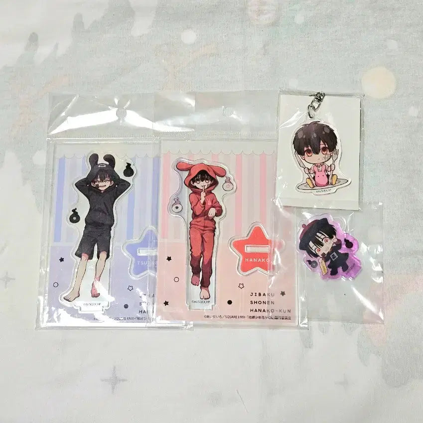 [BUNJANG] Toilet-bound Hanako-kun Pajama Acrylic Stand Set / 지박소년 하나코군 파자마 아크릴스탠드 세트